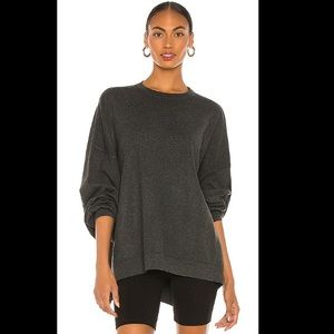 NWT free people uptown pullover sweater - sold out! medium, carbon copy